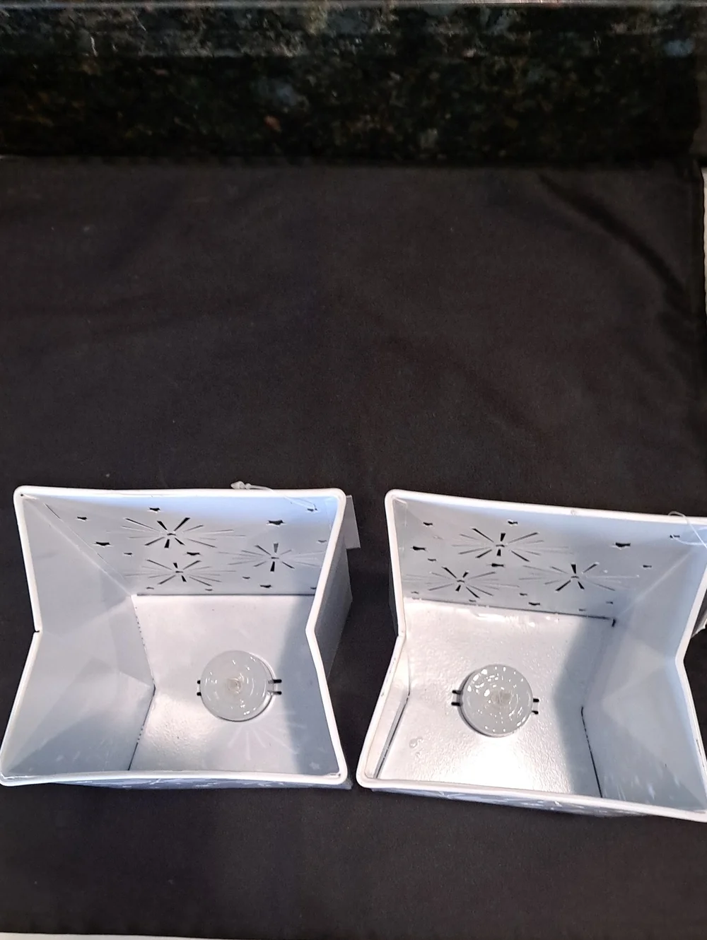 NWT 2 LED Metal Lanterns 7